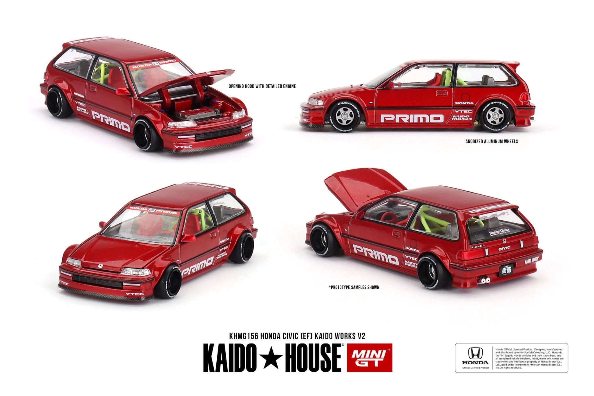 Kaido House X MINIGT 156 Honda Civic EF MINI GT