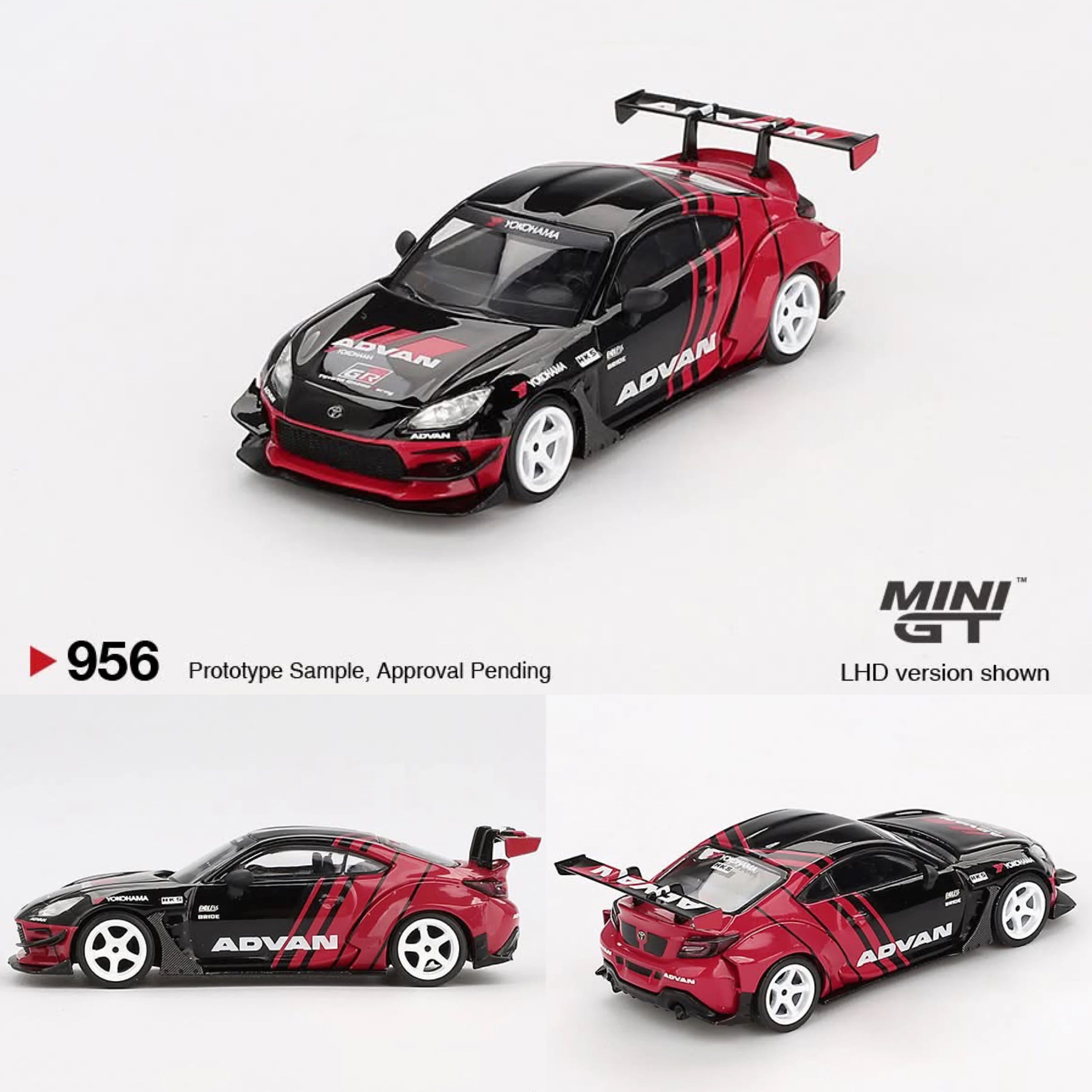 MINI GT 956 Toyota GR86 HKS TYPE R ADVAN 2022 TokyoAutoSalon