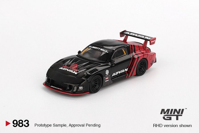 MINI GT 983 1/64 馬自達 Mazda RX-7 LBWK Super Silhouette Advan
