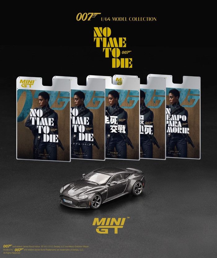 MINI GT 904 1/64 奧斯頓馬丁 Aston Martin DBS 詹姆士龐德 007 生死交戰 中ㄨㄣ吊卡