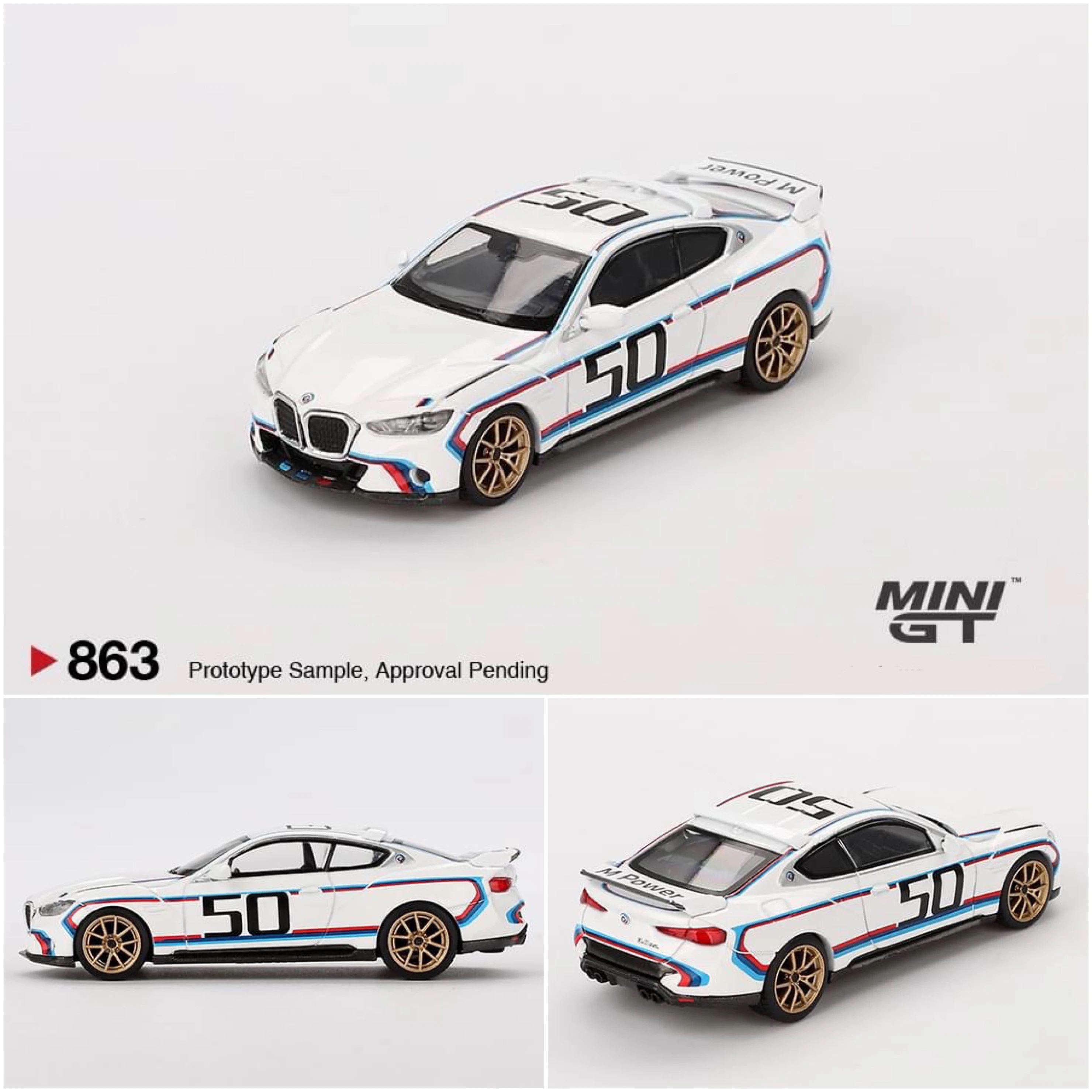 MINI GT 863 BMW 3.0 CSL White