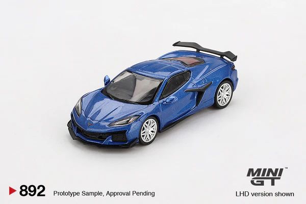 Mini GT 1/64 892 Chevrolet Corvette Z06 2023 金屬藍 柯爾維特