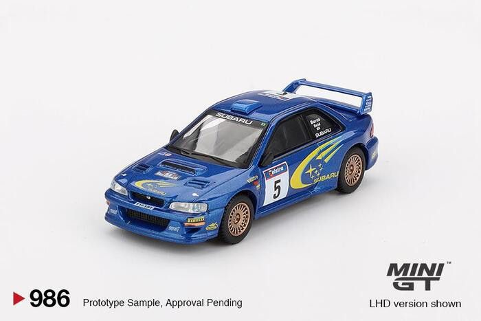 MINIGT 1/64 速霸陸 Subaru Impreza WRC99 1999澳洲拉力賽冠軍 #5 澳洲限定版