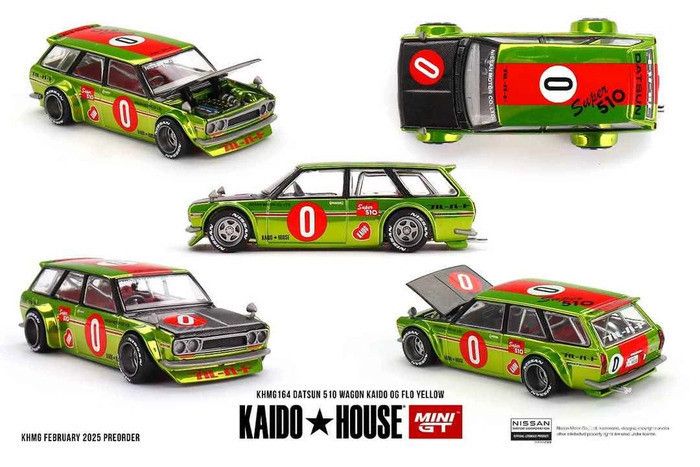 KaidoHouse x MINIGT 1/64 達特桑 Datsun KAIDO 510 Wagon 旅行車