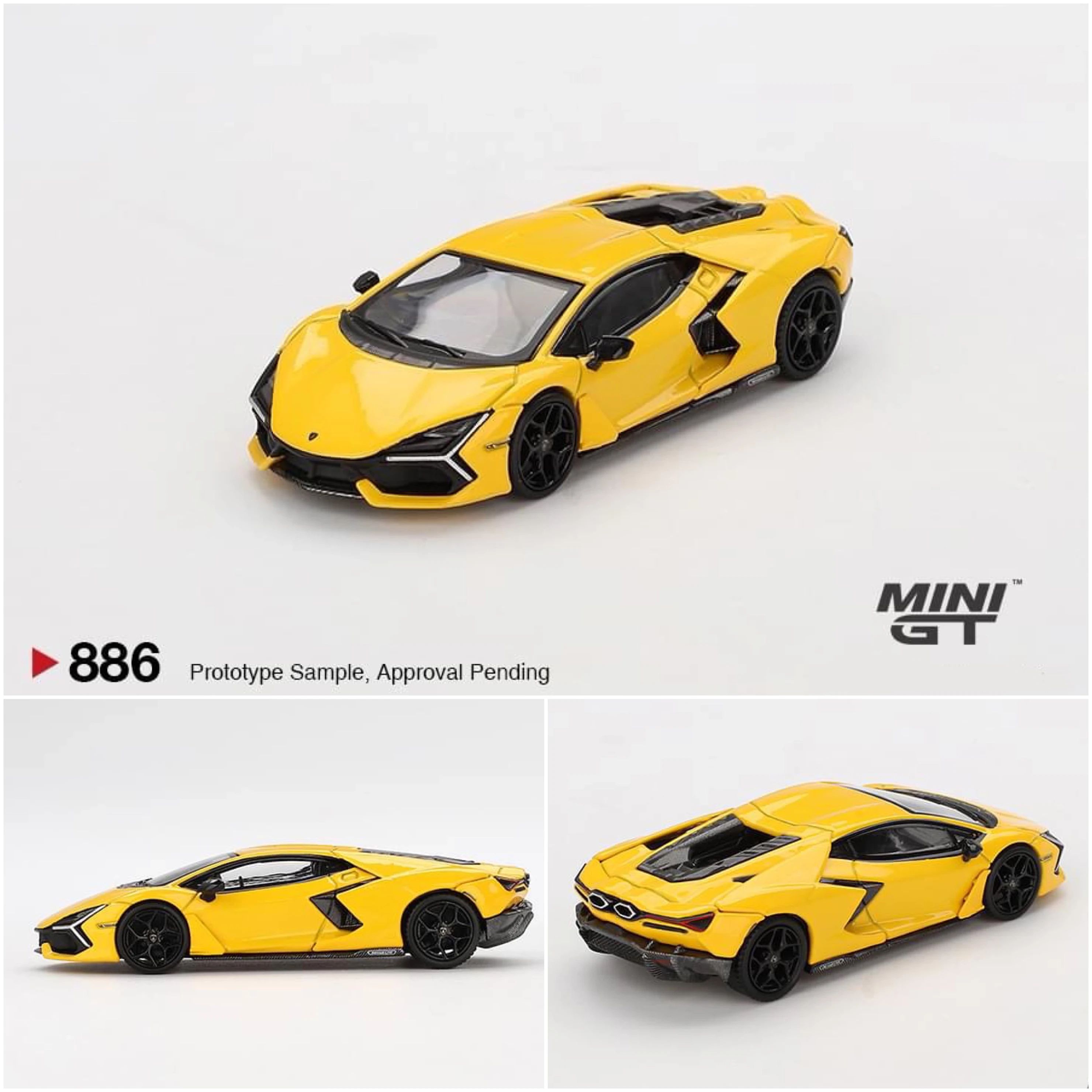 MINI GT 886 Lamborghini Revuelto Giallo 新大牛