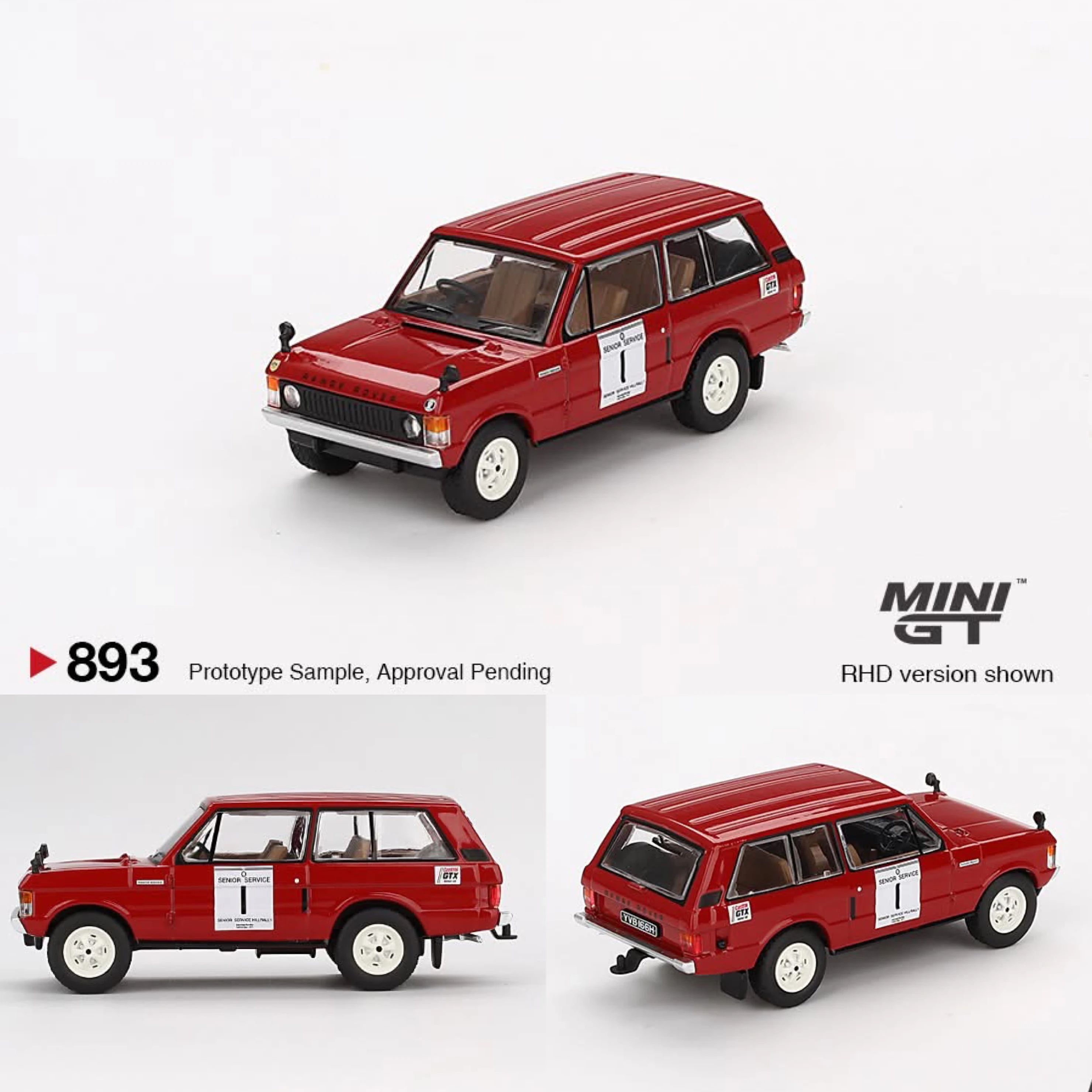 MINI GT 893 Range Rover 1971 International Hillrally Winner