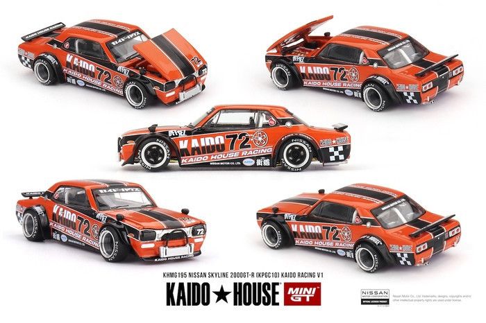 MINIGT x Kaido 195 1/64 Nissan Skyline 2000GT-R KPGC10 V1