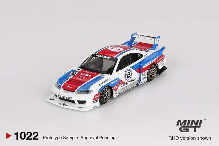 MINIGT 1022 1/64 日產 Nissan LBWK S15 SILVIA GARASIDRIFT