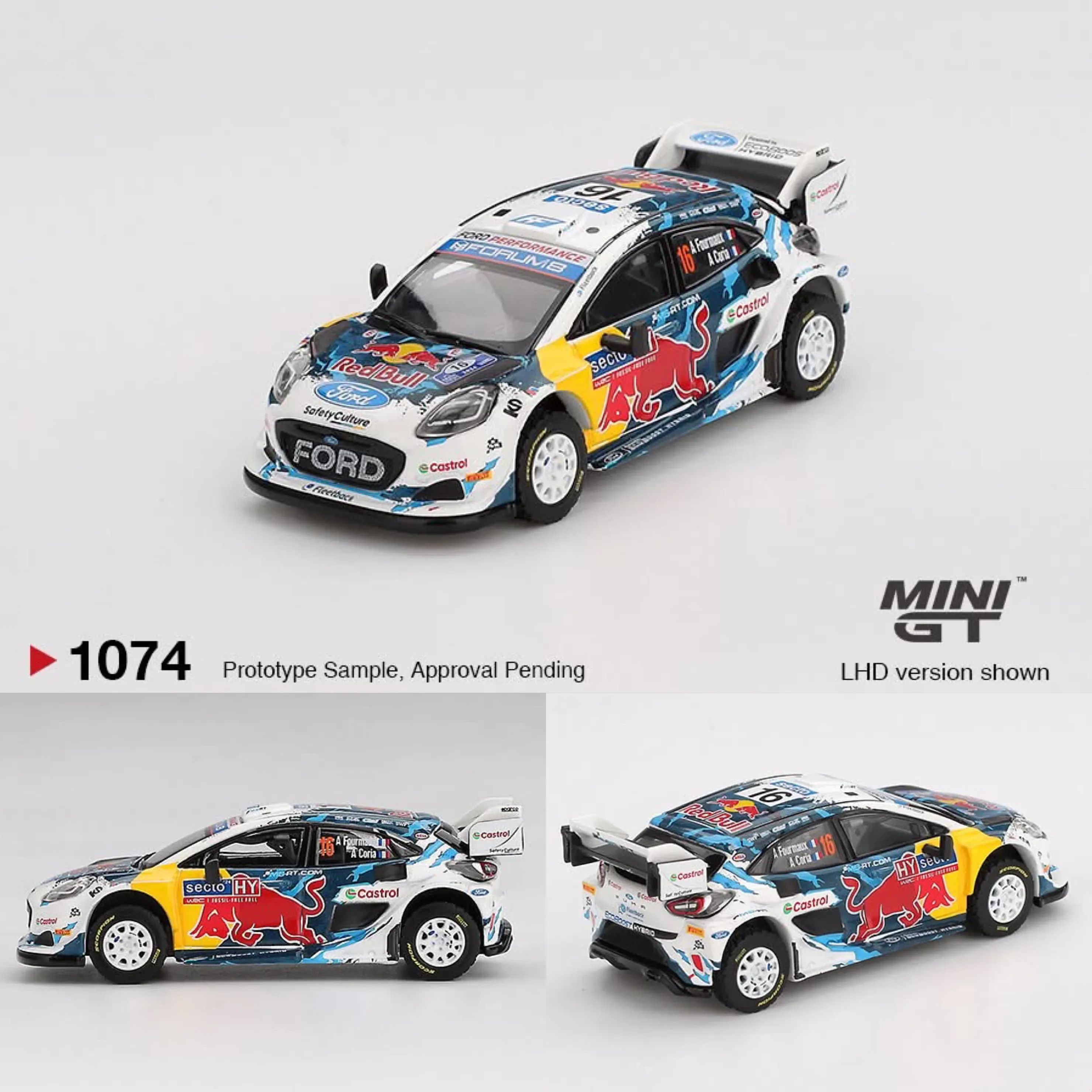 MINI GT 1074 Ford Puma Rally1 #16 M-Sport Ford WRT 2024