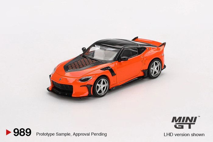 MINI GT 989 1/64 日產 Nissan Z VeilSide FFZ400 Orange 橘