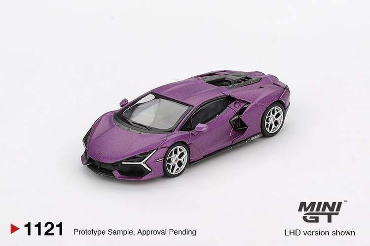 MINI GT 1121 1/64 藍寶堅尼 Lamborghini Revuelto Viola 30th Matte