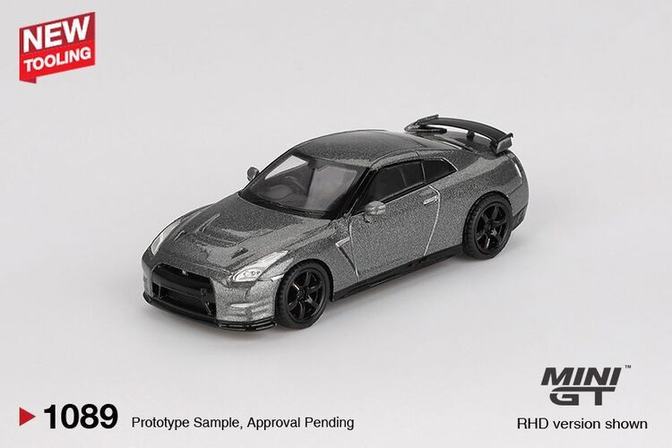 MINIGT 1089 1/64 日產 NISSAN GT-R 2013 NISMO R35 CRS 金屬灰