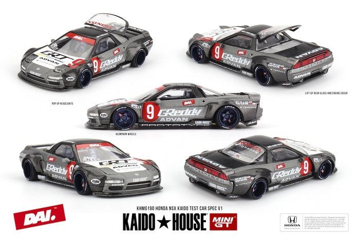 KAIDO x MINIGT 190 1/64 本田 Honda NSX Kaido Test Car Spec V1