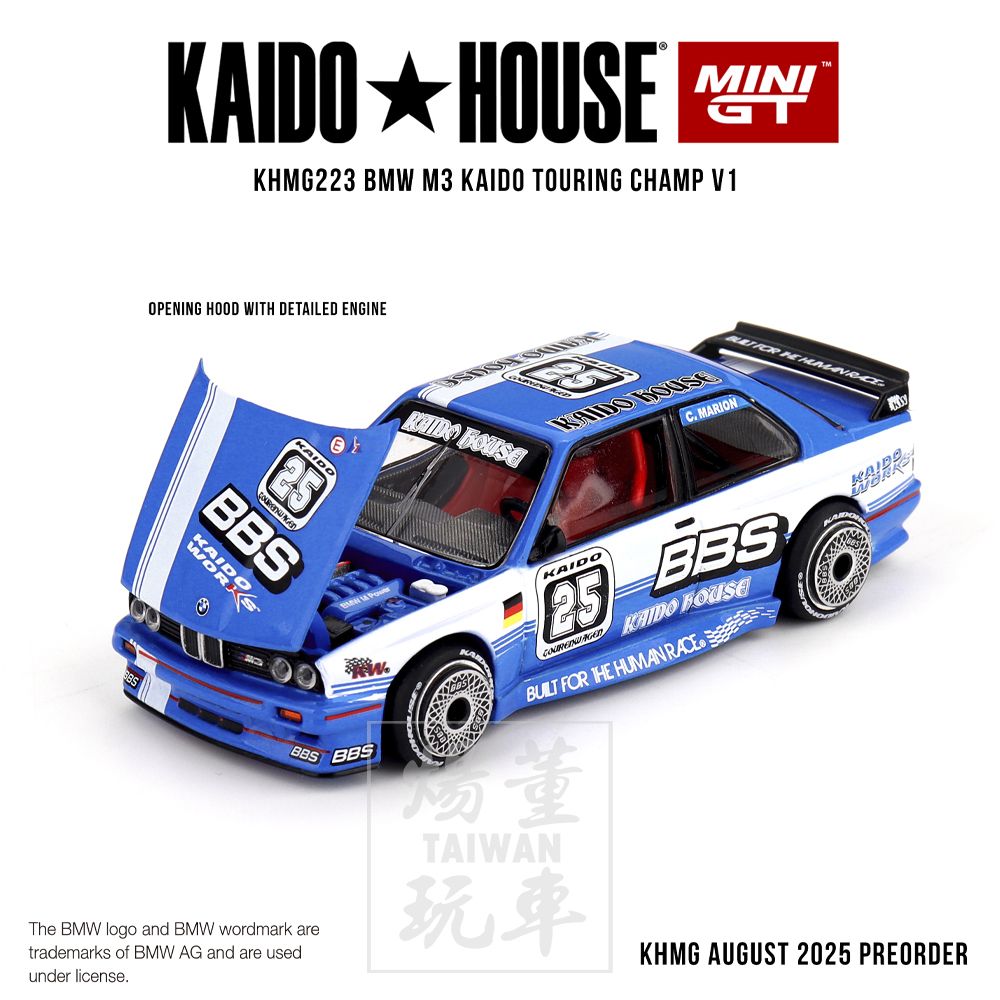 MINIGT 233 1/64  寶馬 BMW M3 Kaido Touring Champ V1