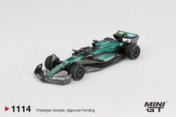 MINI GT 1114 1/64 奧斯頓馬丁 AMR24 #18 Stroll F1 2024 加拿大 GP