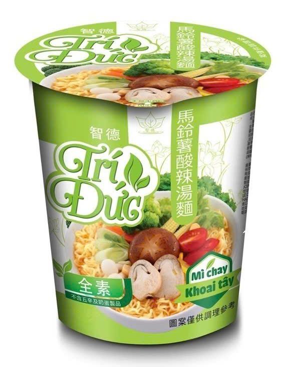 進口越南馬鈴薯泡麵（全素）， 店到店超商取件，一筆訂單最多是20杯， 有效2025/08/20