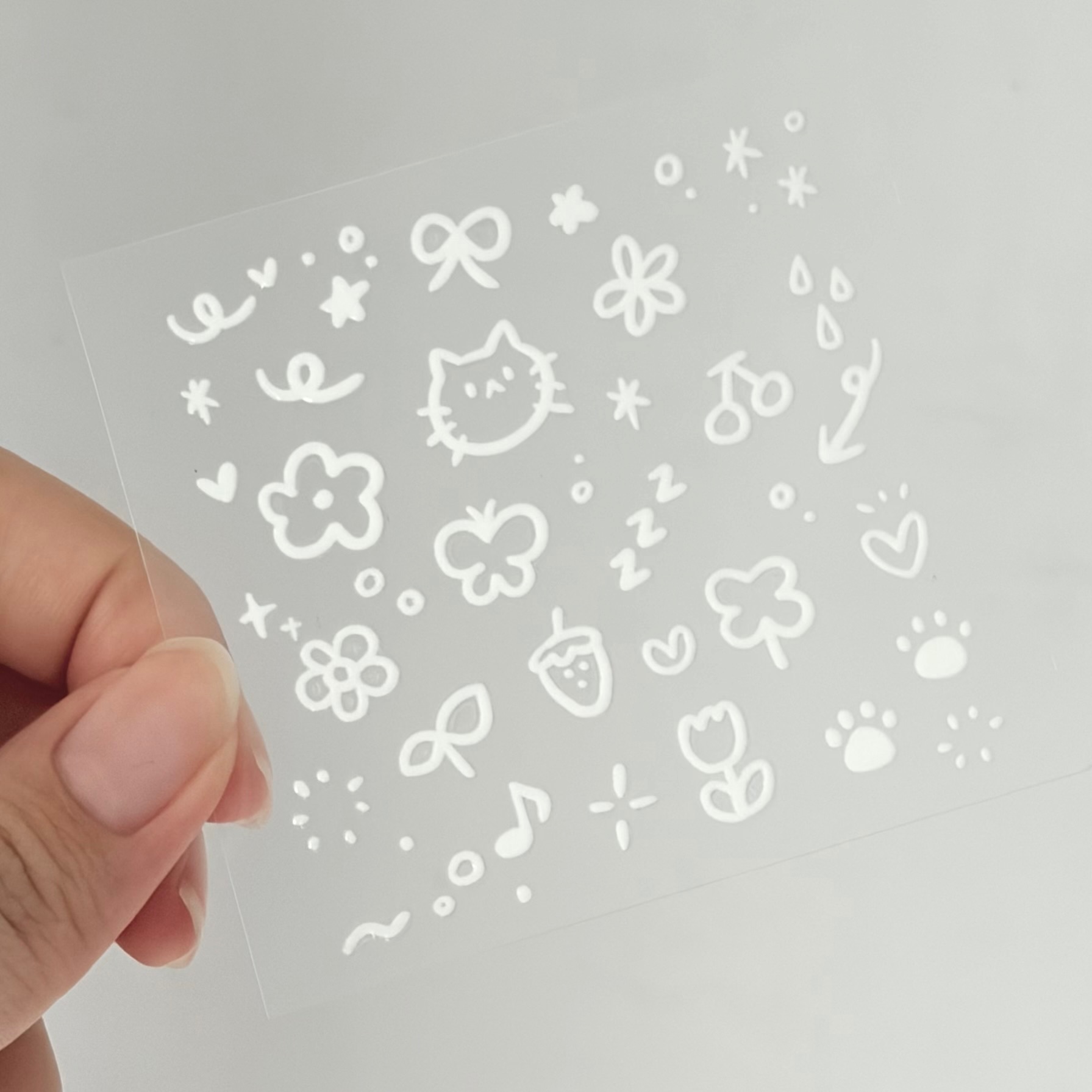 立體小可愛水晶貼紙