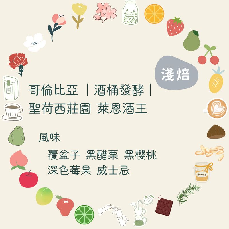 咖啡豆｜哥倫比亞 聖荷西莊園 萊恩酒王【酒桶發酵】