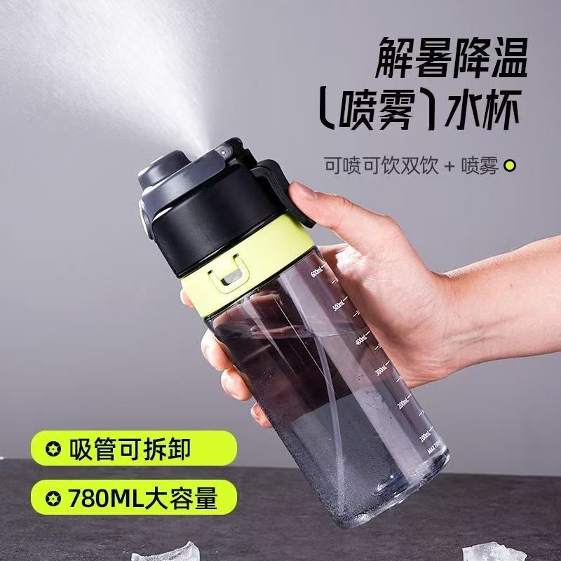 【預售】夏天必備噴霧水杯