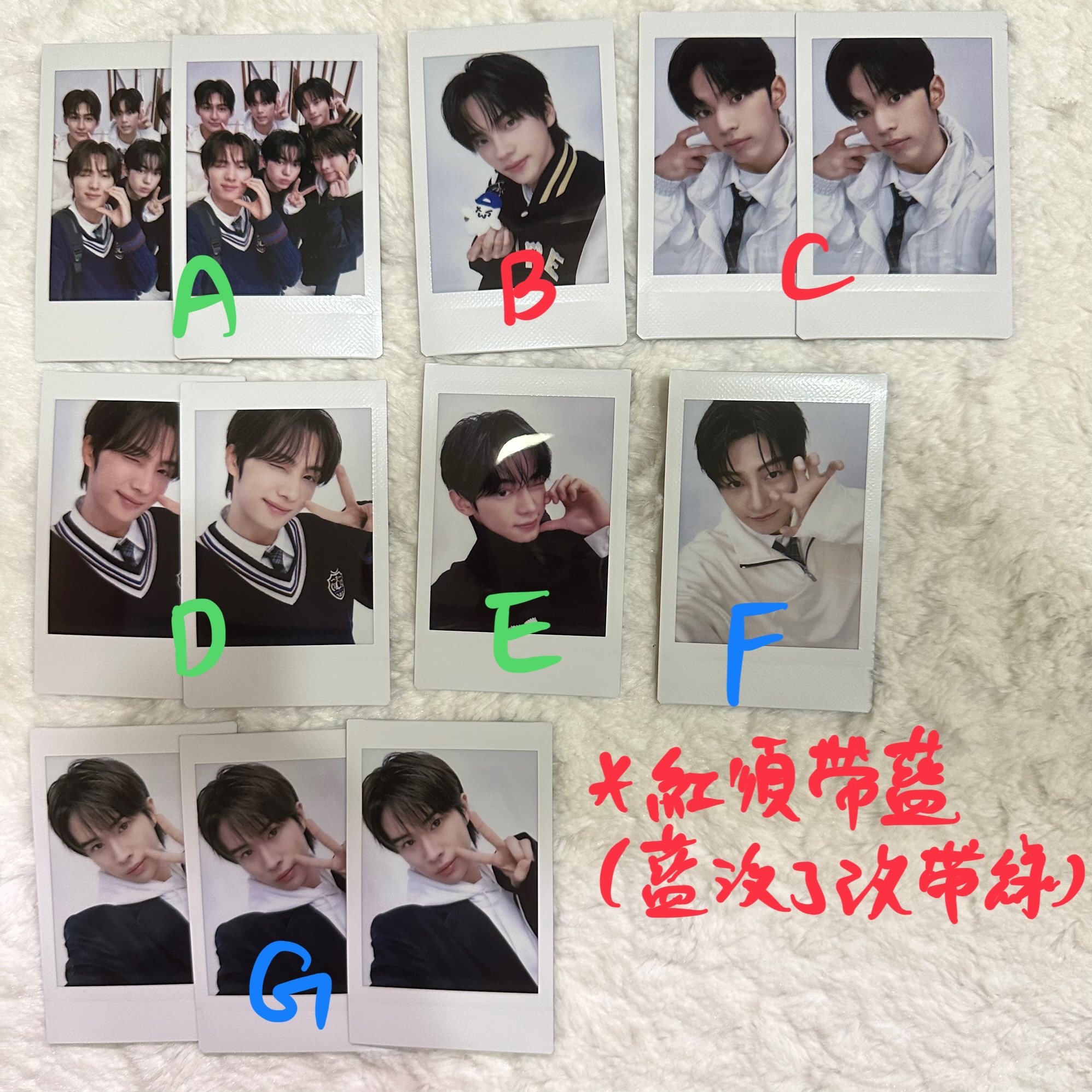 TWS日本見面會拍立得