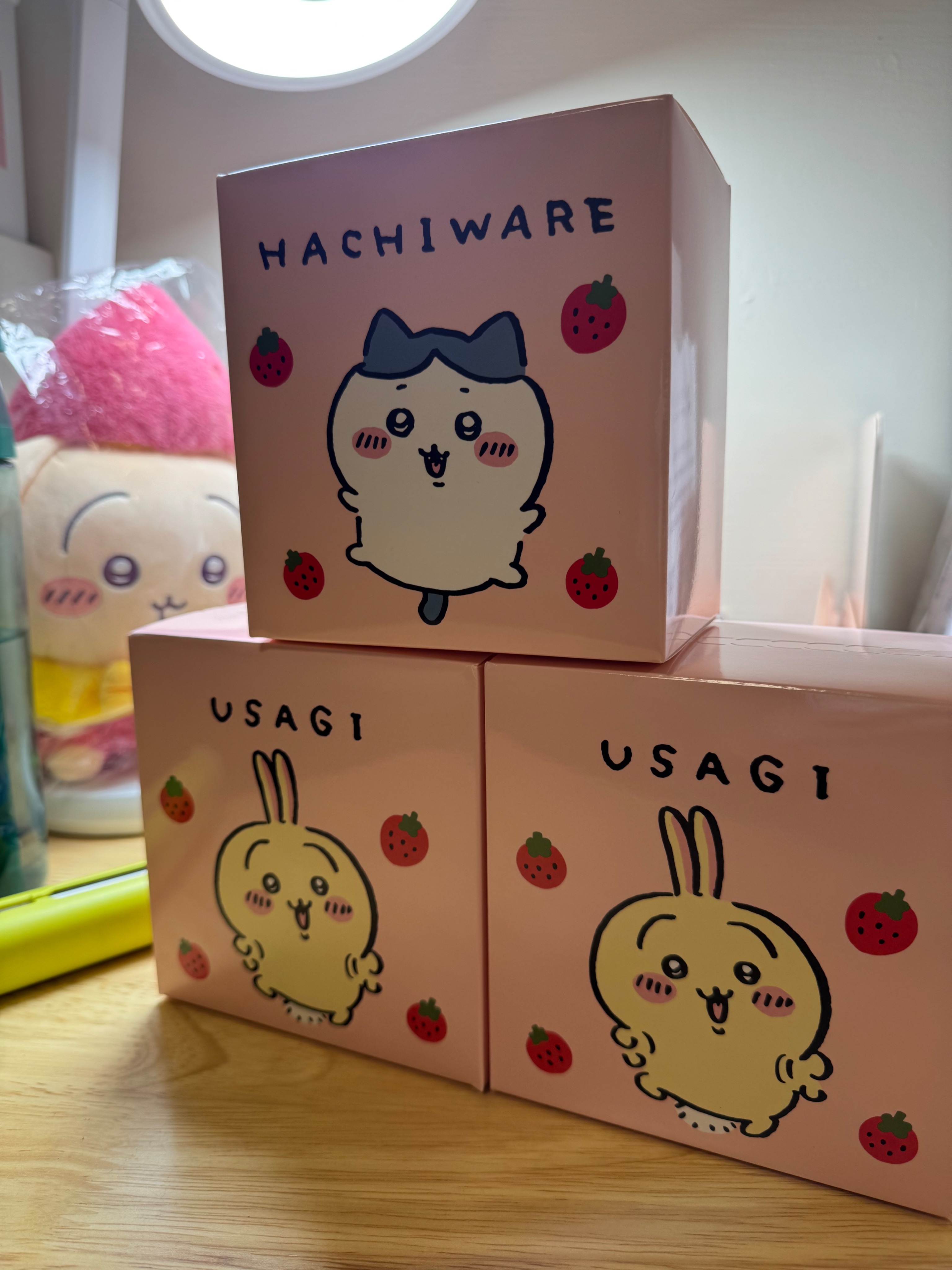 全家吉伊卡哇草莓吊飾娃