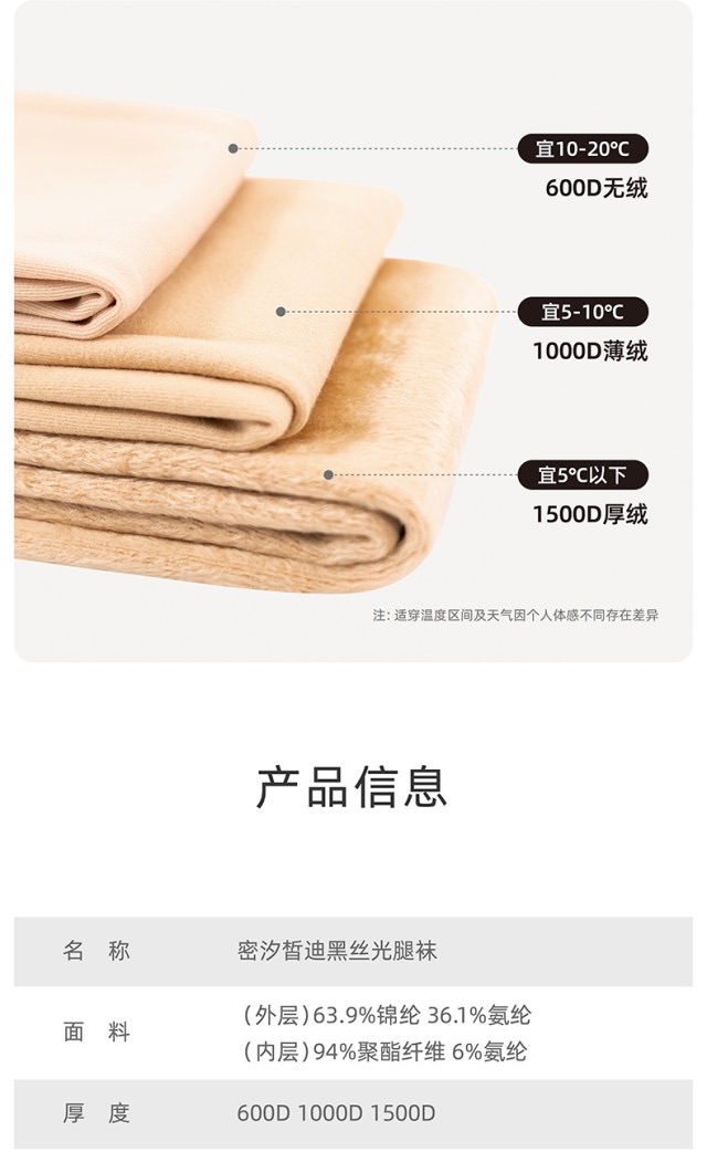 光腿襪（膚絲/黑絲