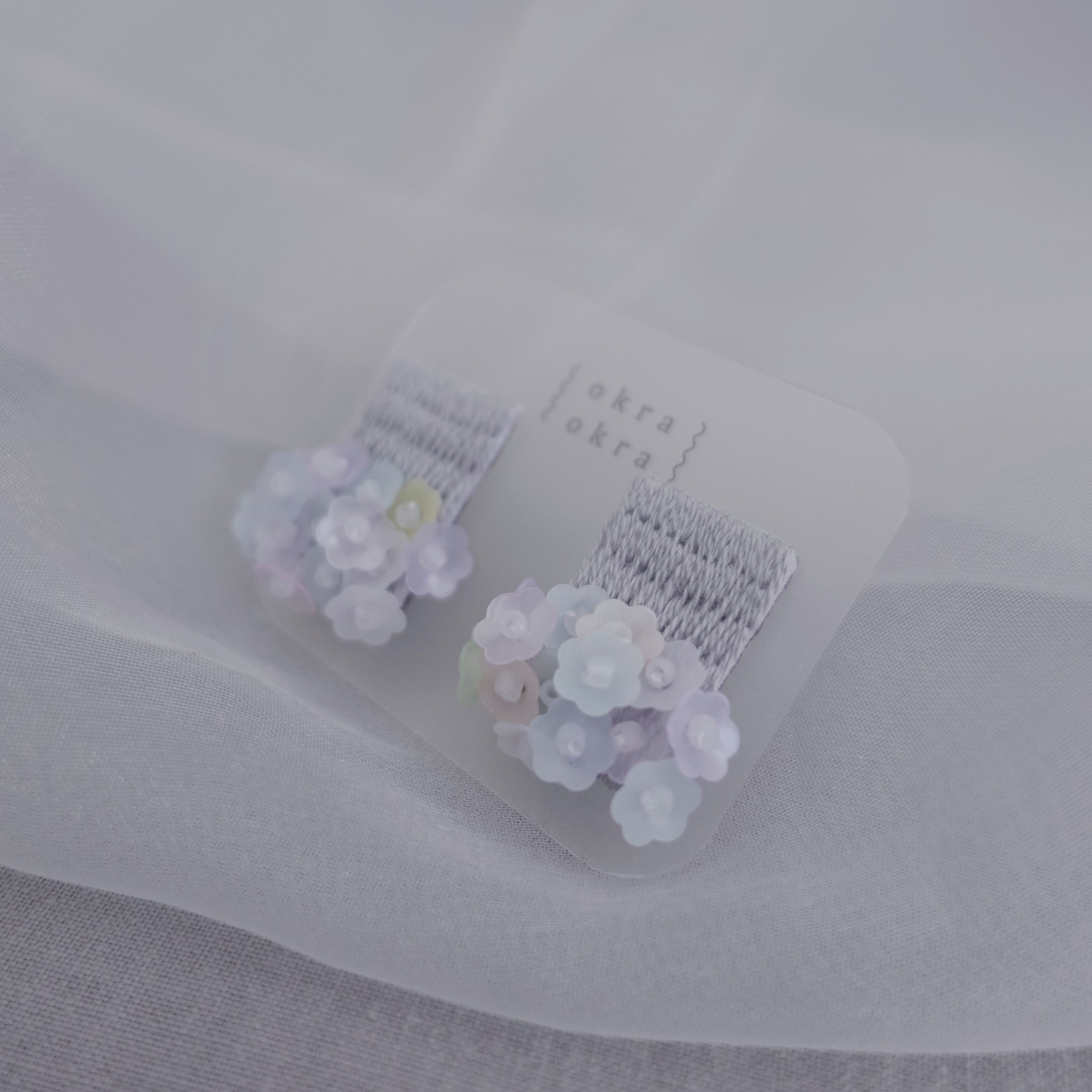 落英之方・手工刺繡耳環