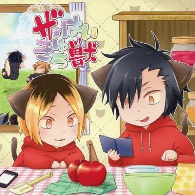日版HQ排球少年同人誌-黑尾研磨（黑研）/Marble*Marble【ザ・はいきゅう獣】