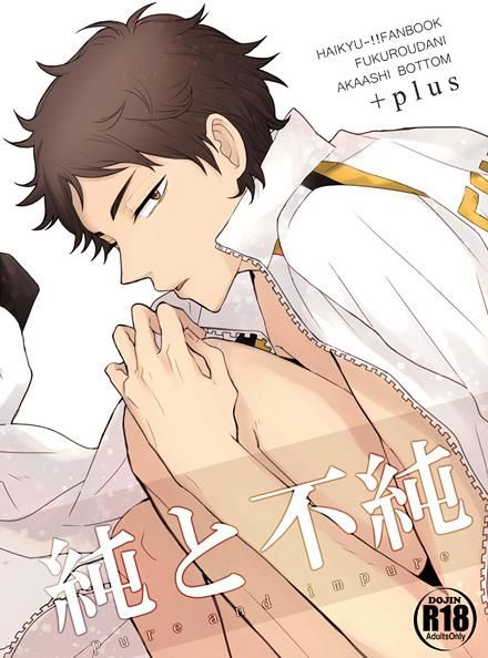 日版HQ排球少年同人誌-木兔赤葦（兔赤）/ +plus）【純と不純】