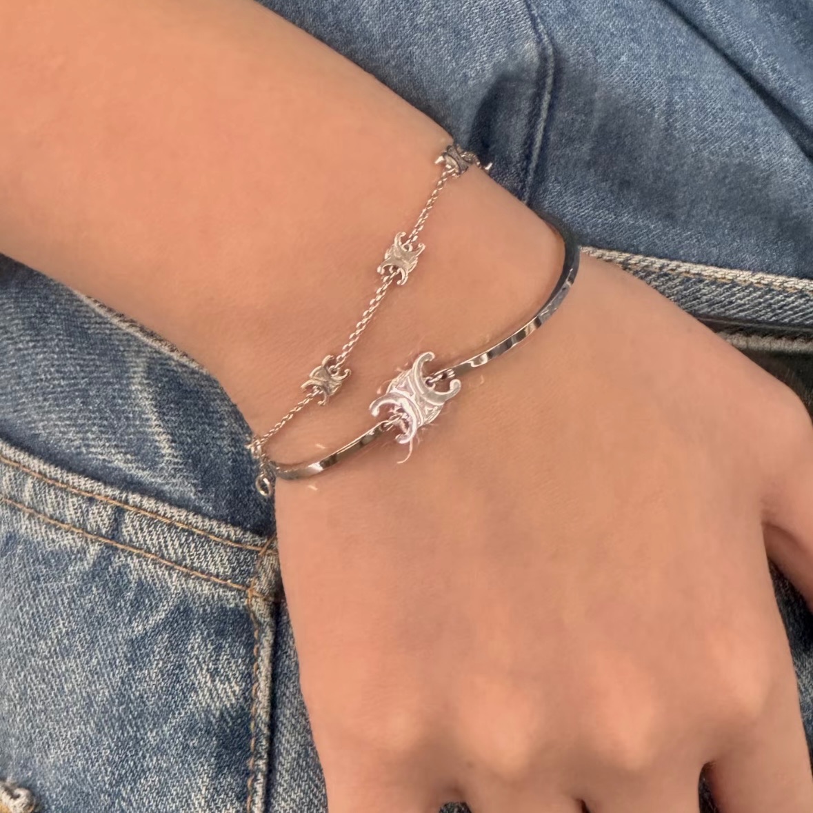 [預購] 🖤 全新 Celine 凱旋門手鍊