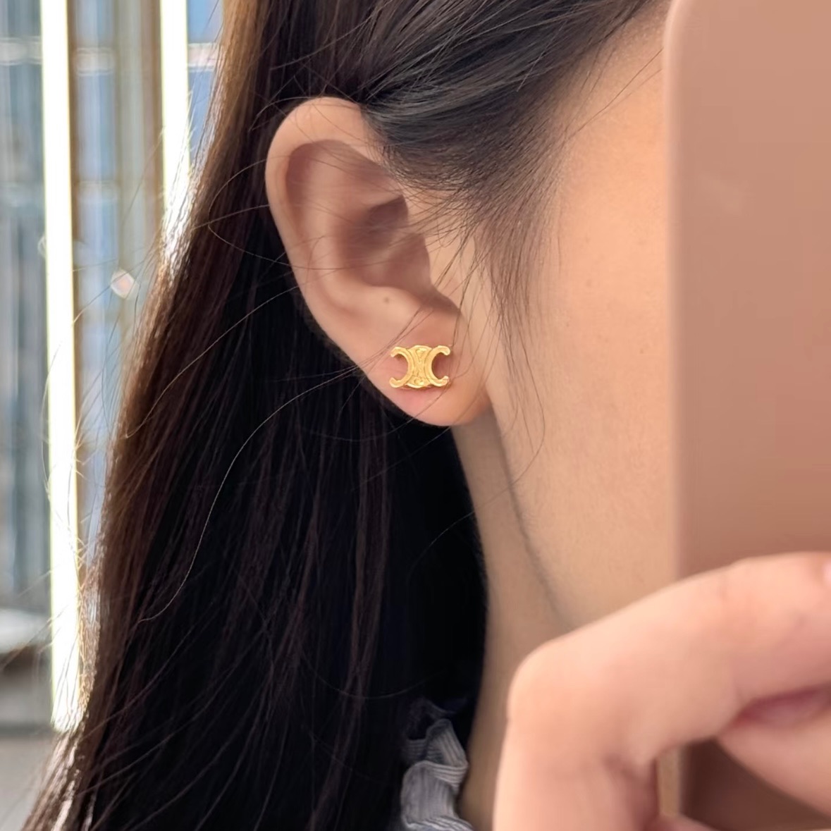 [預購] 🖤 全新 Celine 凱旋門耳釘