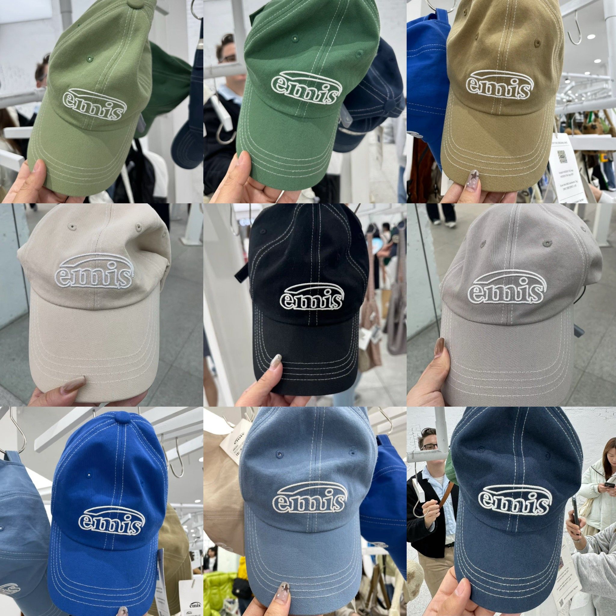 （現+預）🇰🇷 emis🔥白色鏤空字母系列