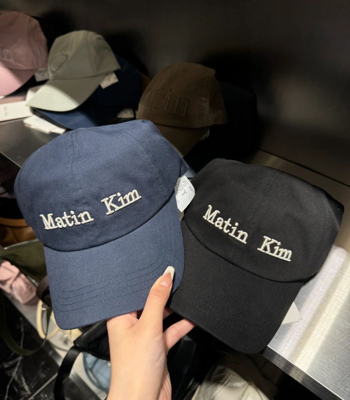 （預購）🇰🇷Matin Kim 刺繡老帽