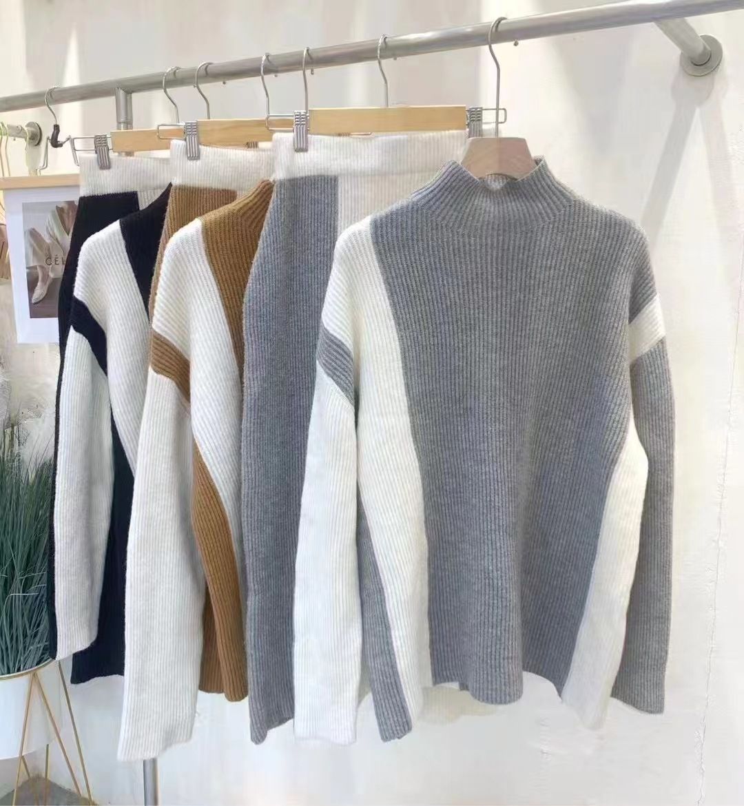 撞色線條設計款兩件套裝組（預購）