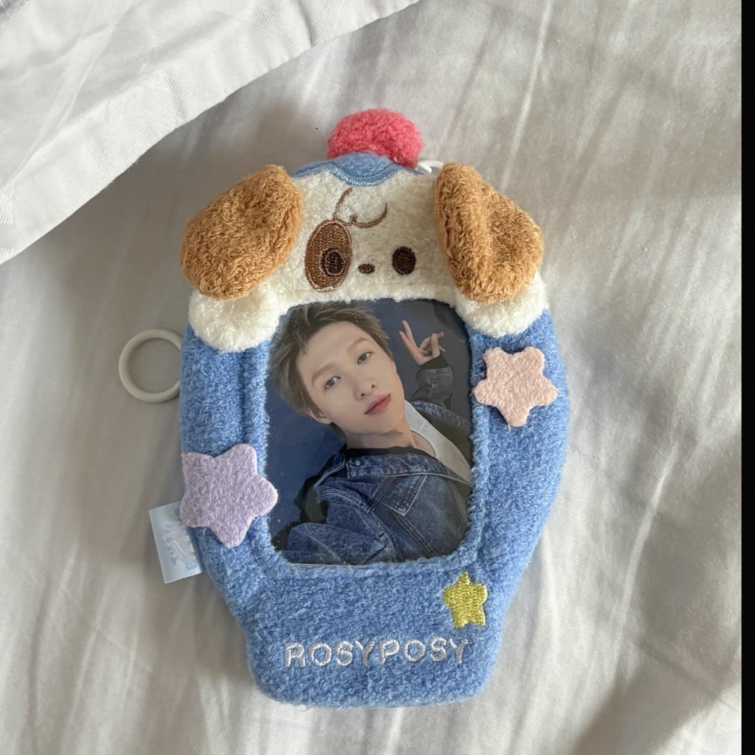 毛絨冰沙小狗卡套