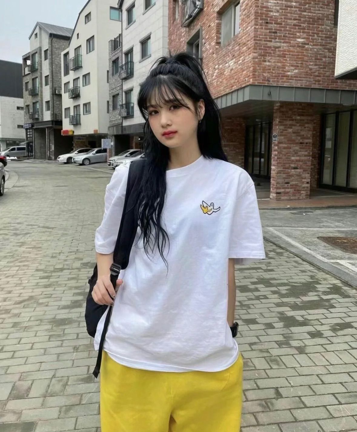 （現貨）🇰🇷 what it isn’t 小飛人雙天使短袖上衣