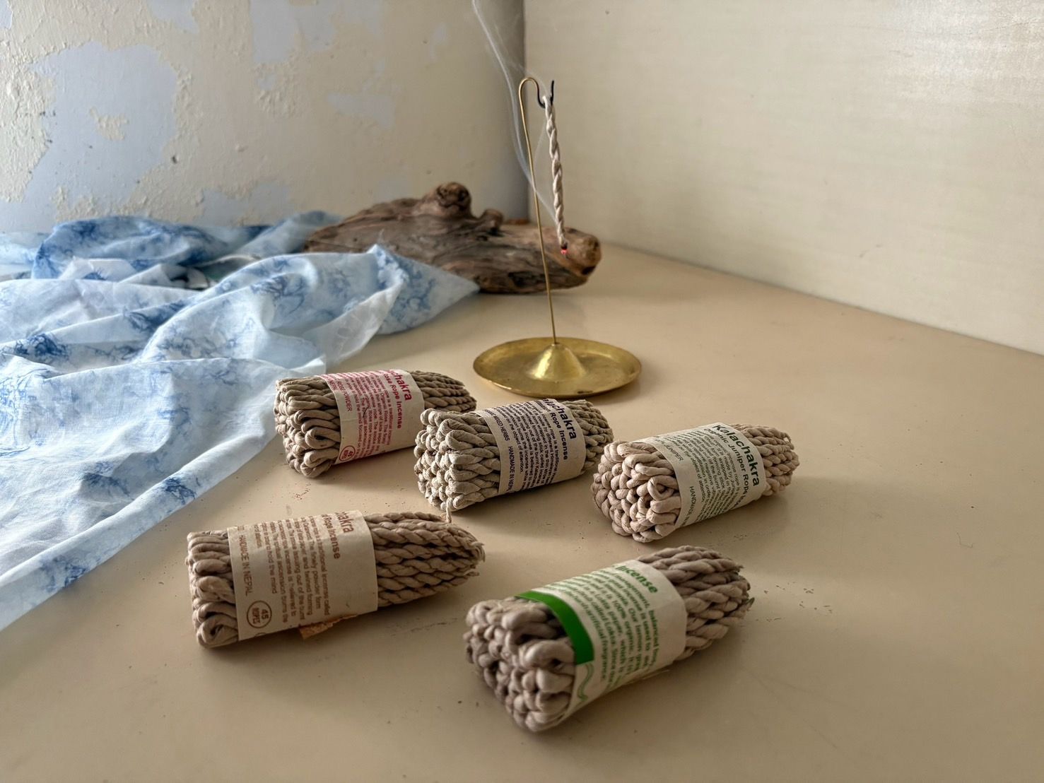 尼泊爾天然植物有機手工繩香