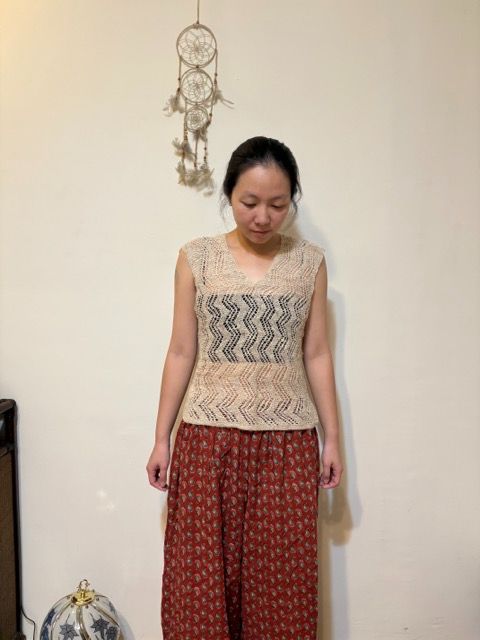 尼泊爾手工編織蕁麻背心