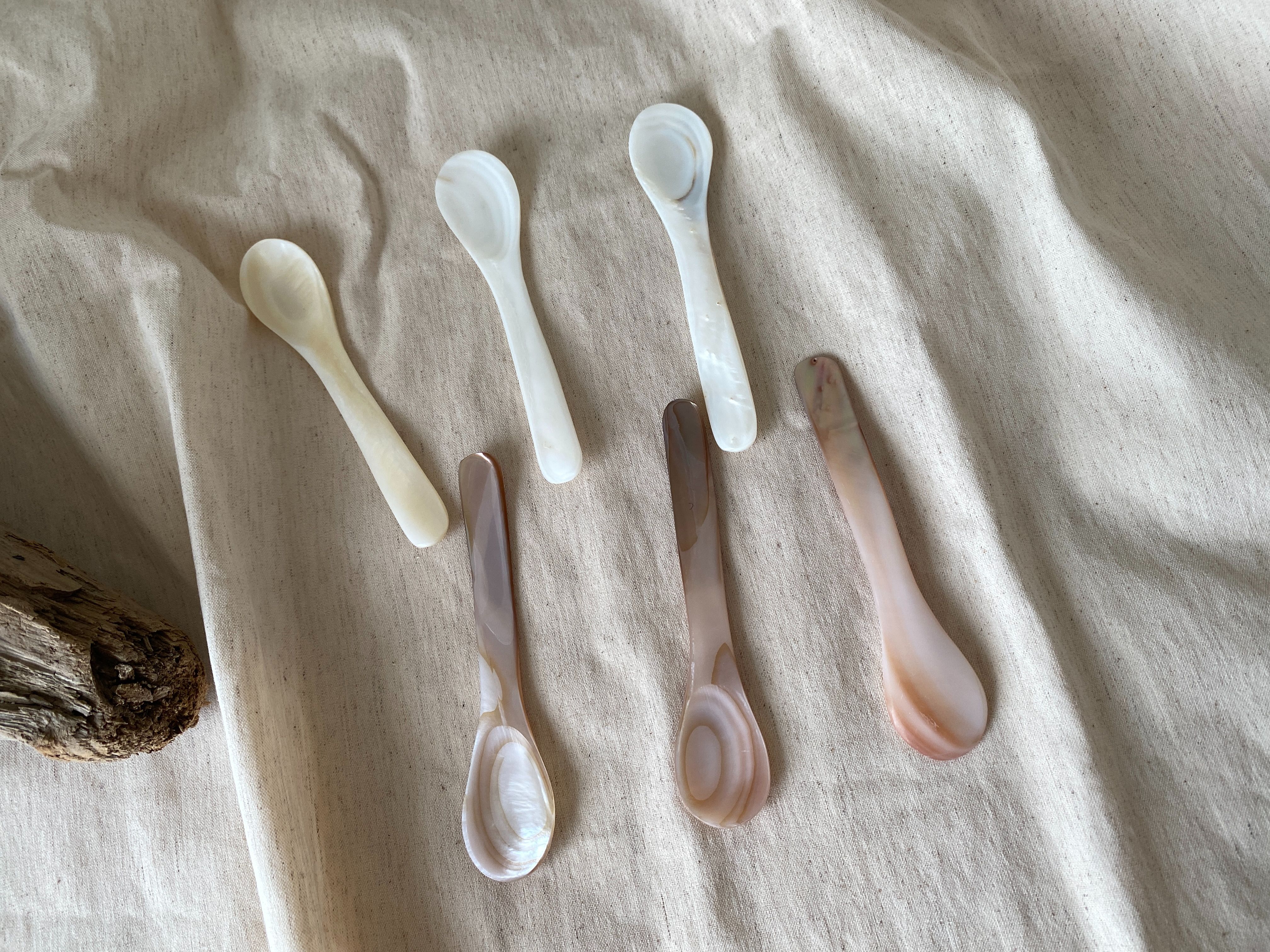 越南手工天然貝殼小湯匙