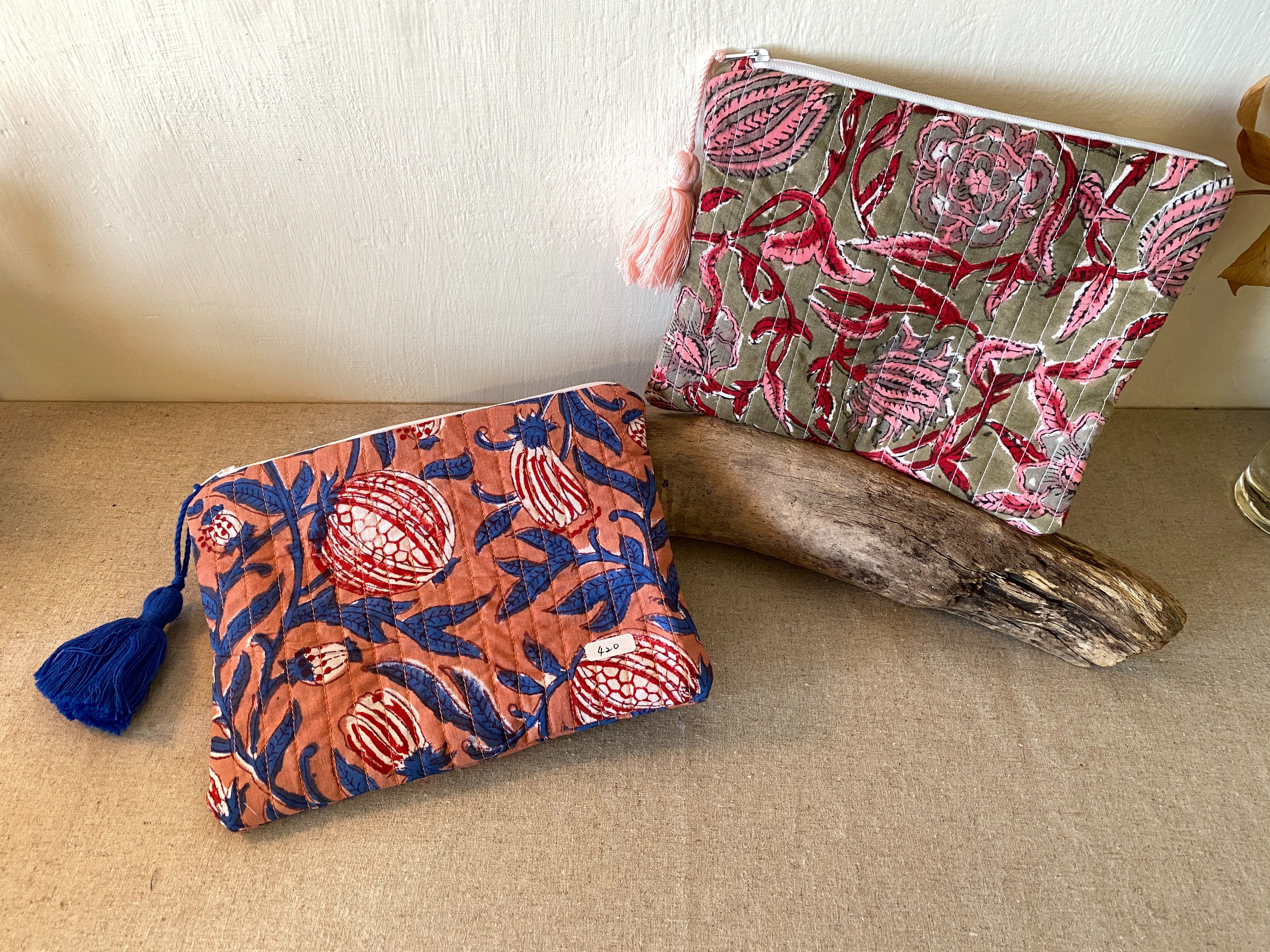 印度布拓印小錢包＆萬用包