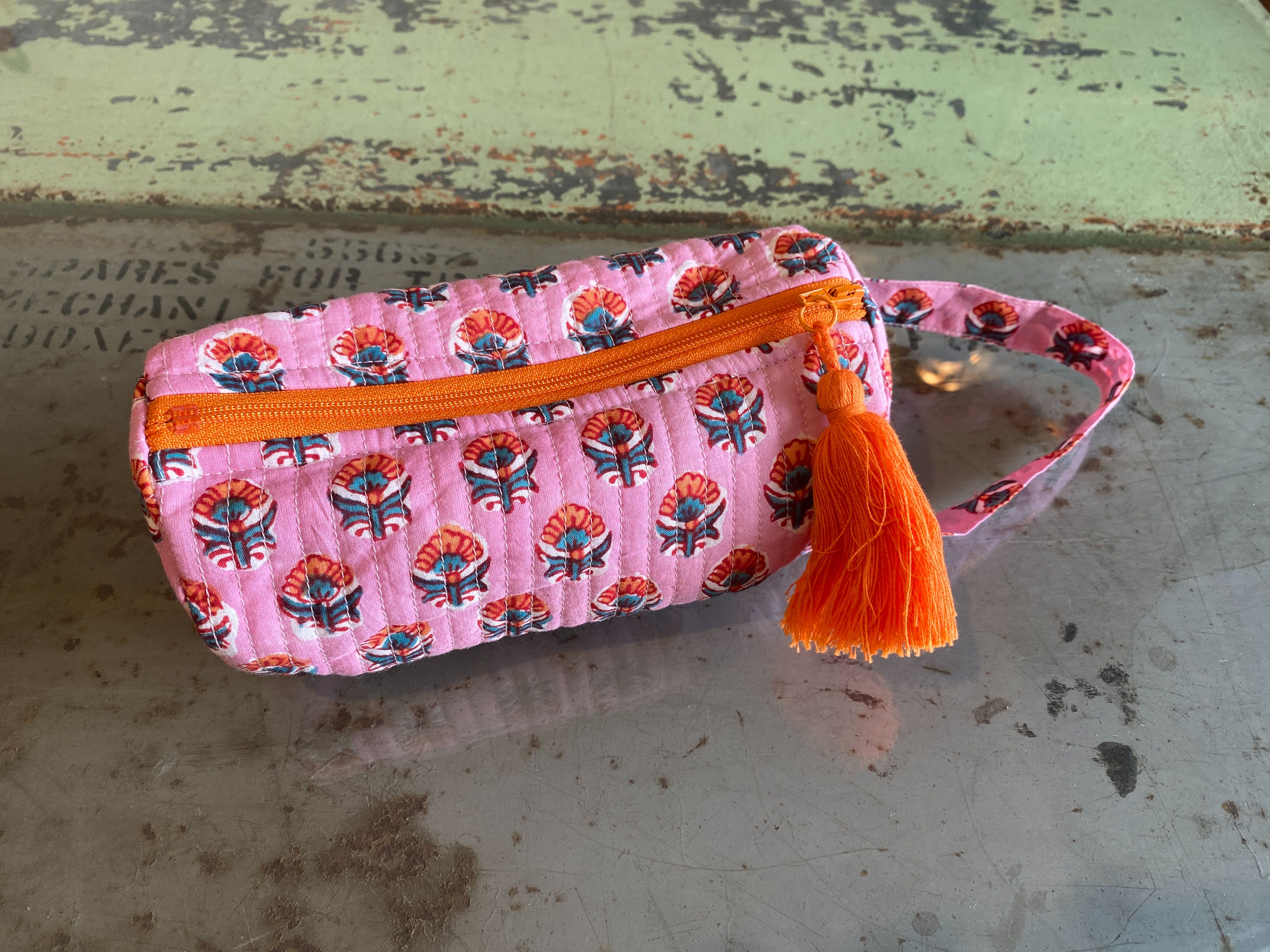 印度布拓印化妝包＆萬用包