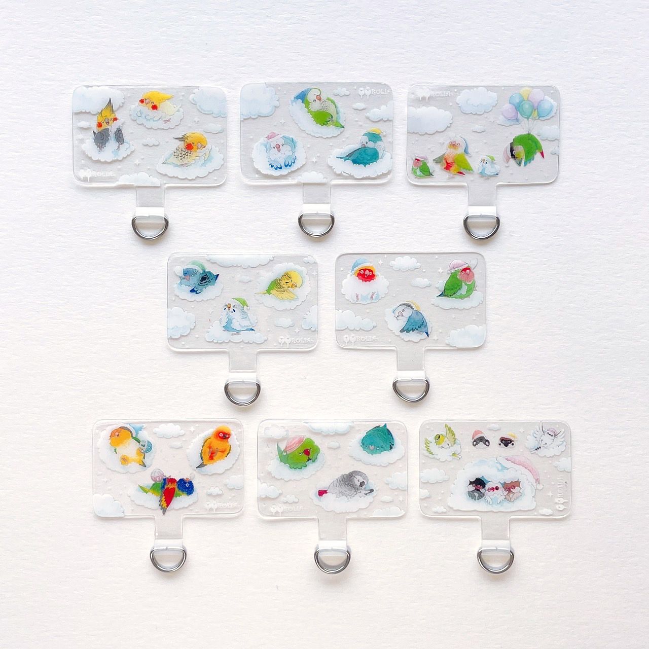 Rolia’s 手作 白日夢/睡覺 鸚鵡/鳥 【只有掛片】