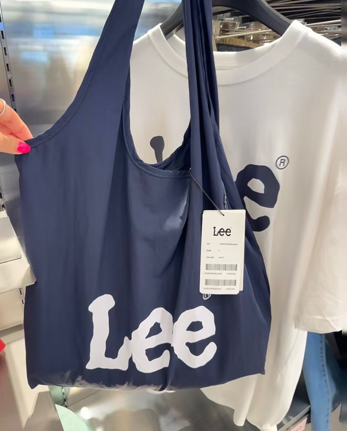 （現貨）LEE大容量購物袋🉑️摺疊收納 2color