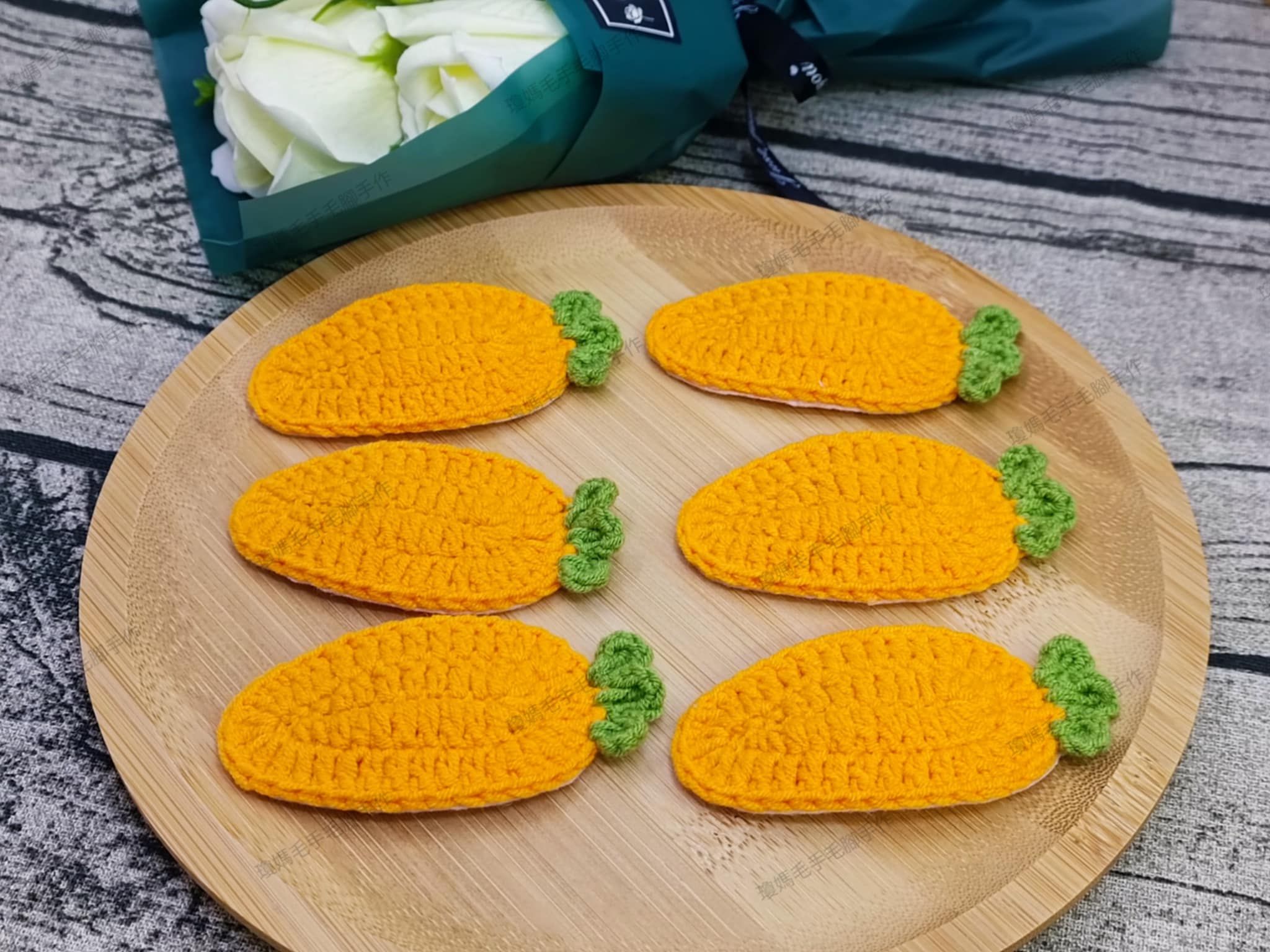 紅蘿蔔髮夾