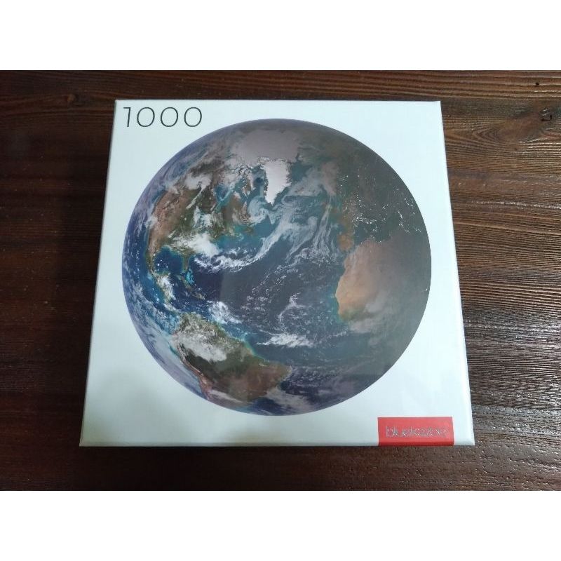 BLUEKAZOO EARTH 星球拼圖1000片 / 太陽 地球 月亮 圓形拼圖 全新 現貨 Blue Kazoo