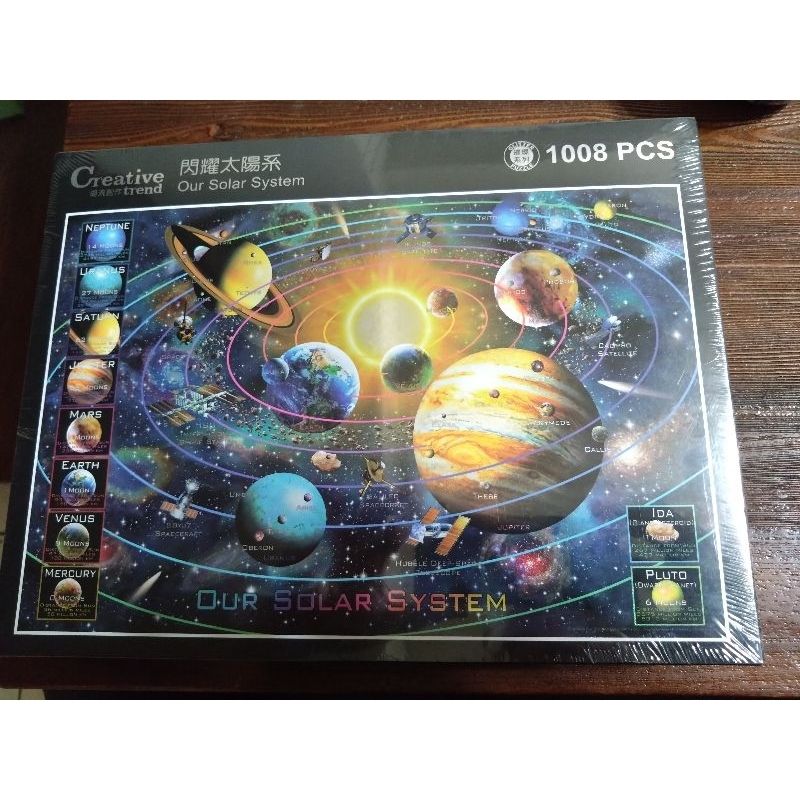 雷諾瓦 1008片拼圖 閃耀太陽系 全新現貨