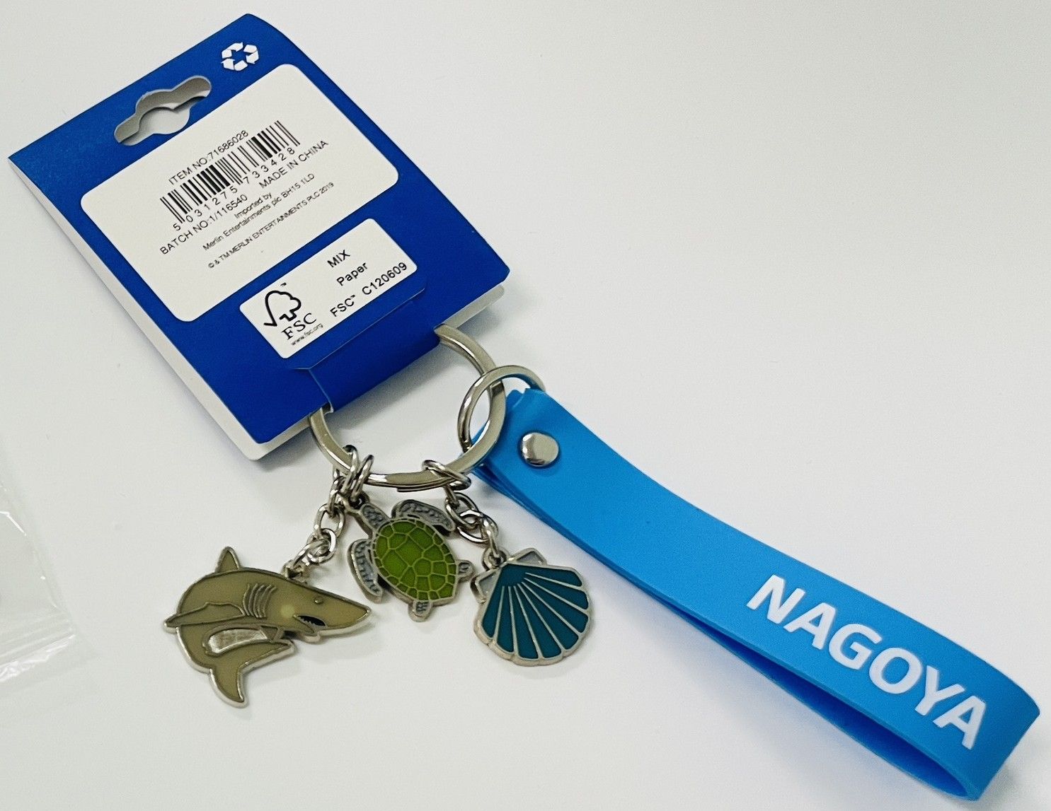 日本帶回 全新現貨）名古屋 LEGOLAND 樂高樂園 SEA LIFE 水族館 魚類鑰匙圈（鯊魚.海龜.貝殼） 送禮