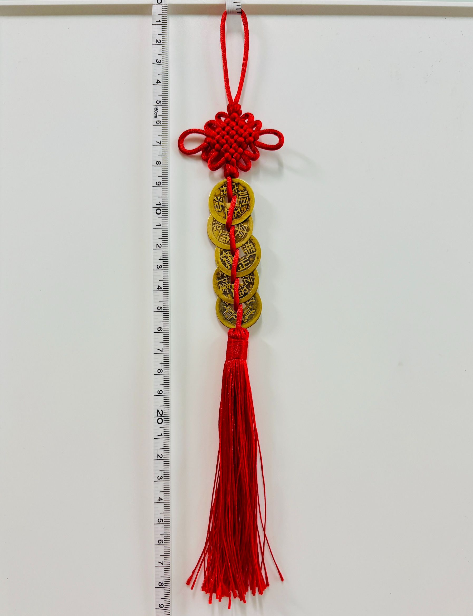 全新現貨）中國結流蘇五帝錢 五帝銅 五帝錢吊飾 銅錢吊飾