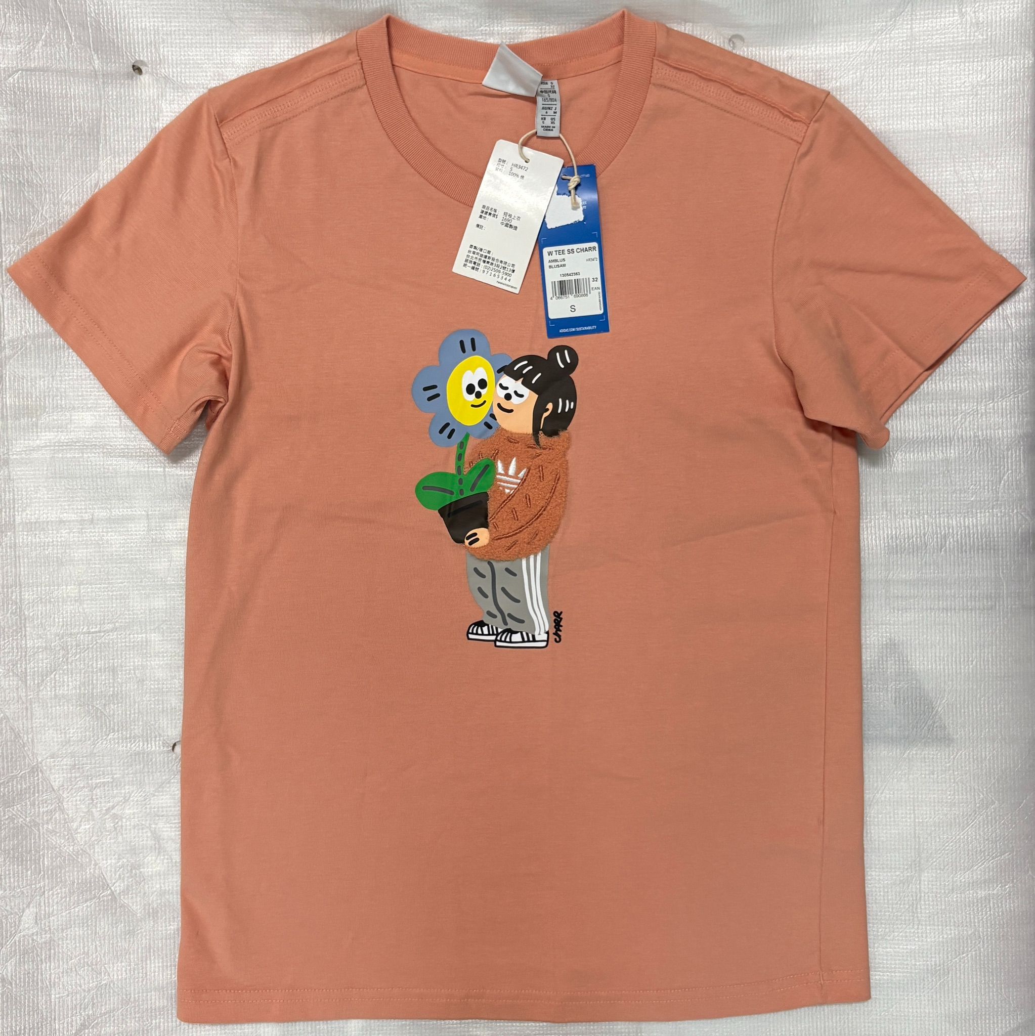 正版全新現貨）adidas 愛迪達 CHARR MORITA 短袖上衣 T恤 Originals 女 HR3472 送禮