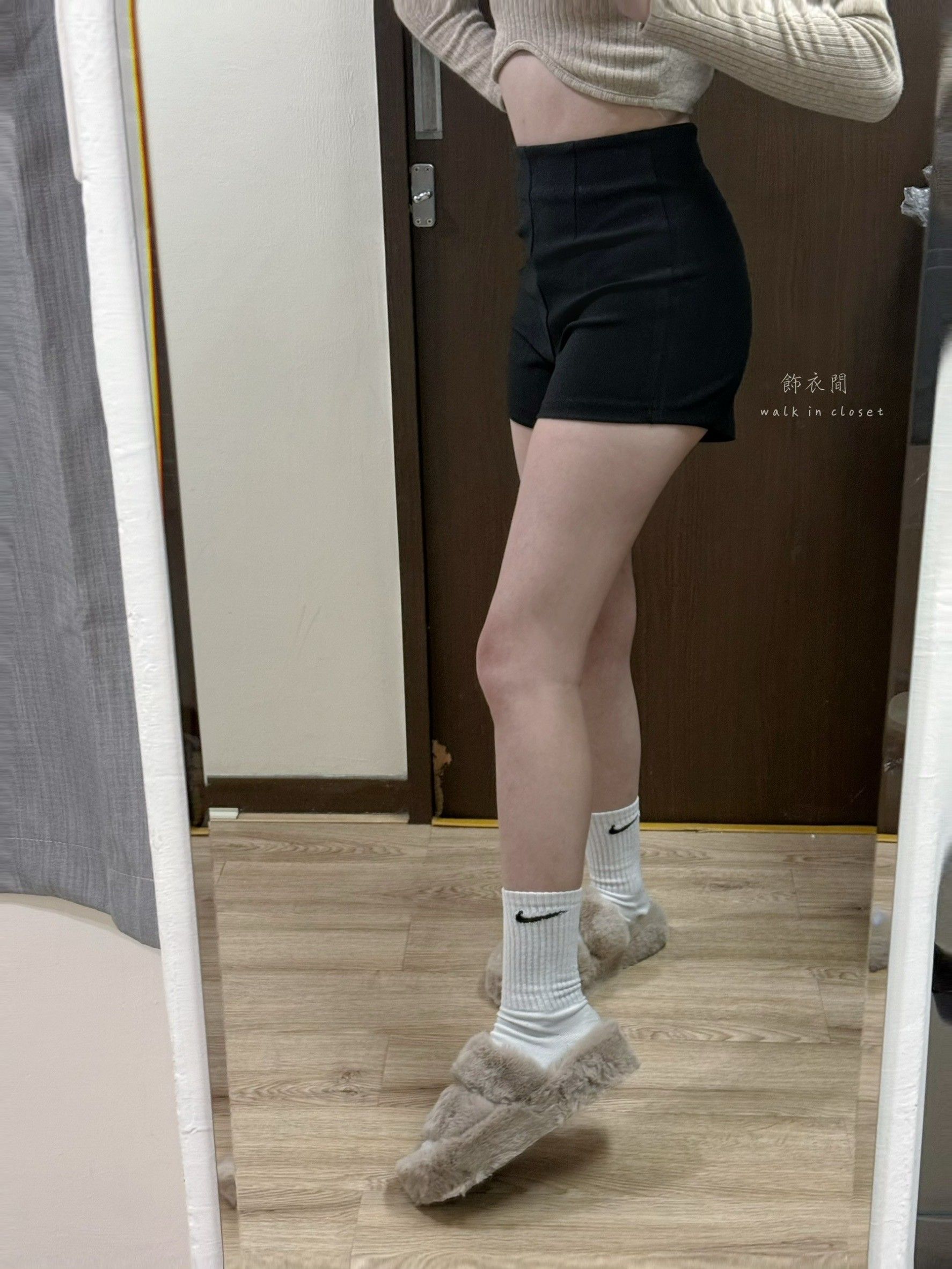 高腰包臀顯瘦A字百搭熱辣短褲